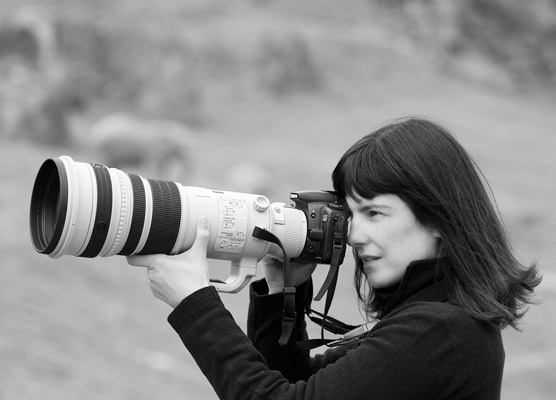 Marina Cano, one of few female wildlife photographers.