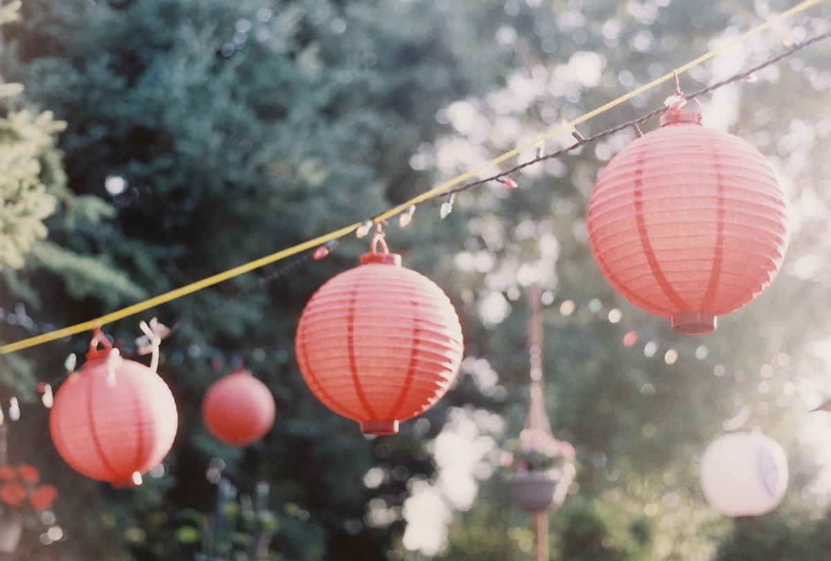 Photo of red paper lanterns