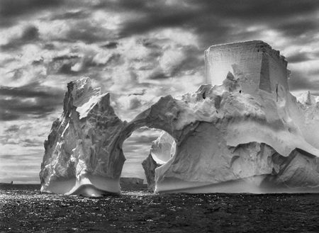 Iceberg between Paulet Island and the South Shetland Islands on the Weddell Sea. Antarctic Peninsula 