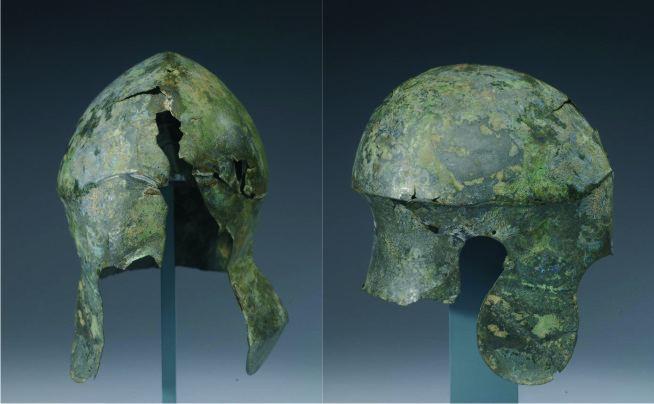 The Nugent Thermopylae helmet