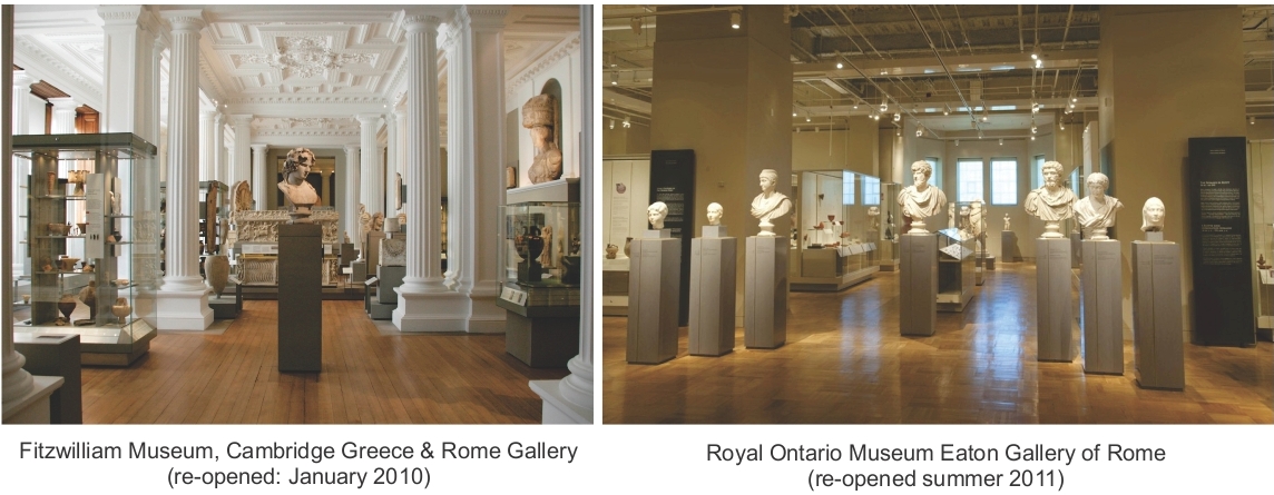 New antiquities galleries at the Fitzwilliam Museum and the Royal Ontario Museum