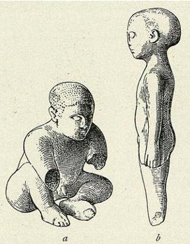 Ivory boys from Palaikastro, Evans Palace of Minos vol. 3 (1930)