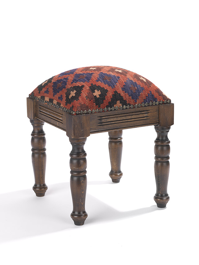 Hand-Crafted Footstool 