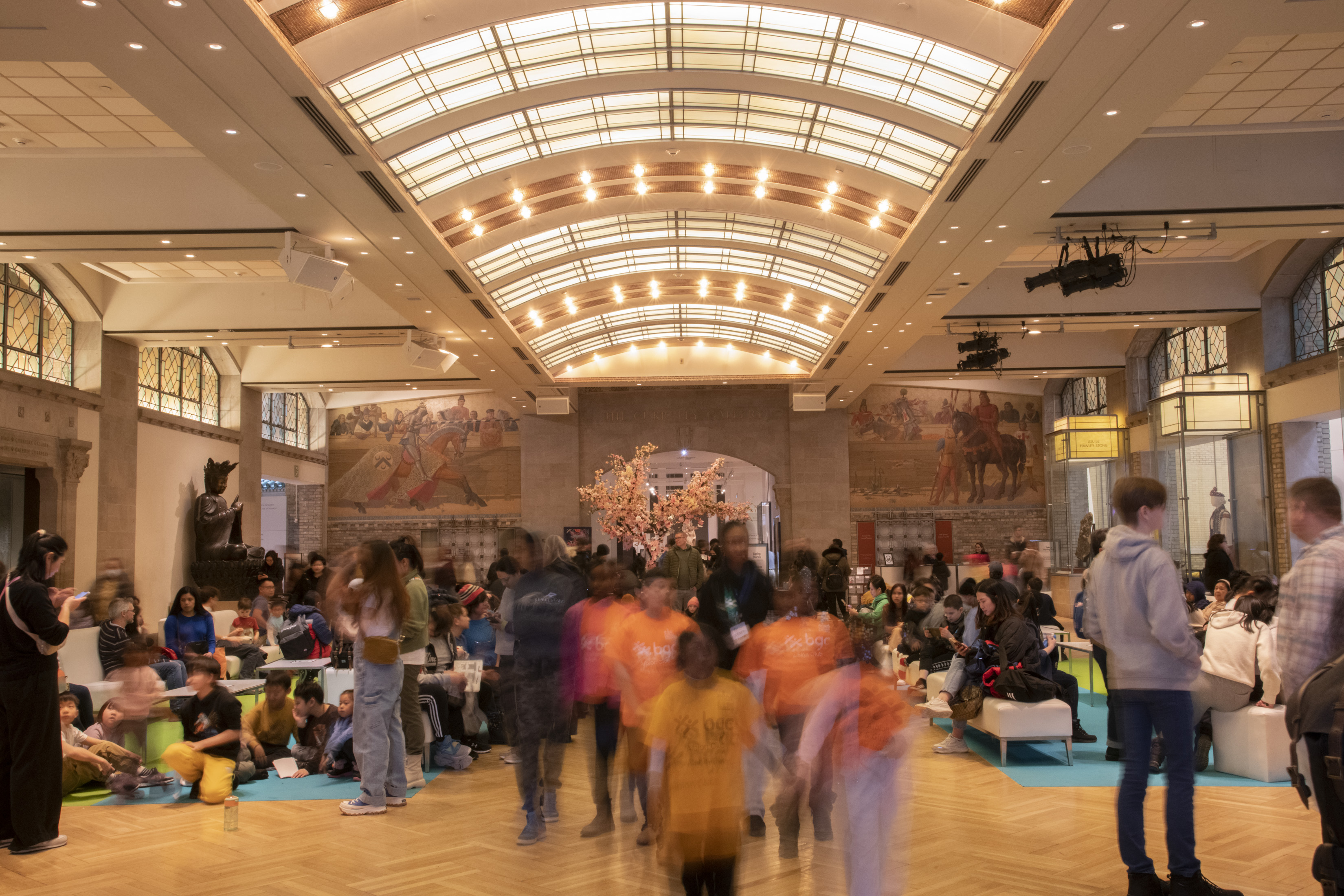Visitors at ROM for Free Main Floor