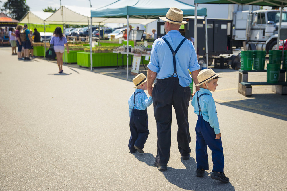 Mennonites at St Jacobs Market