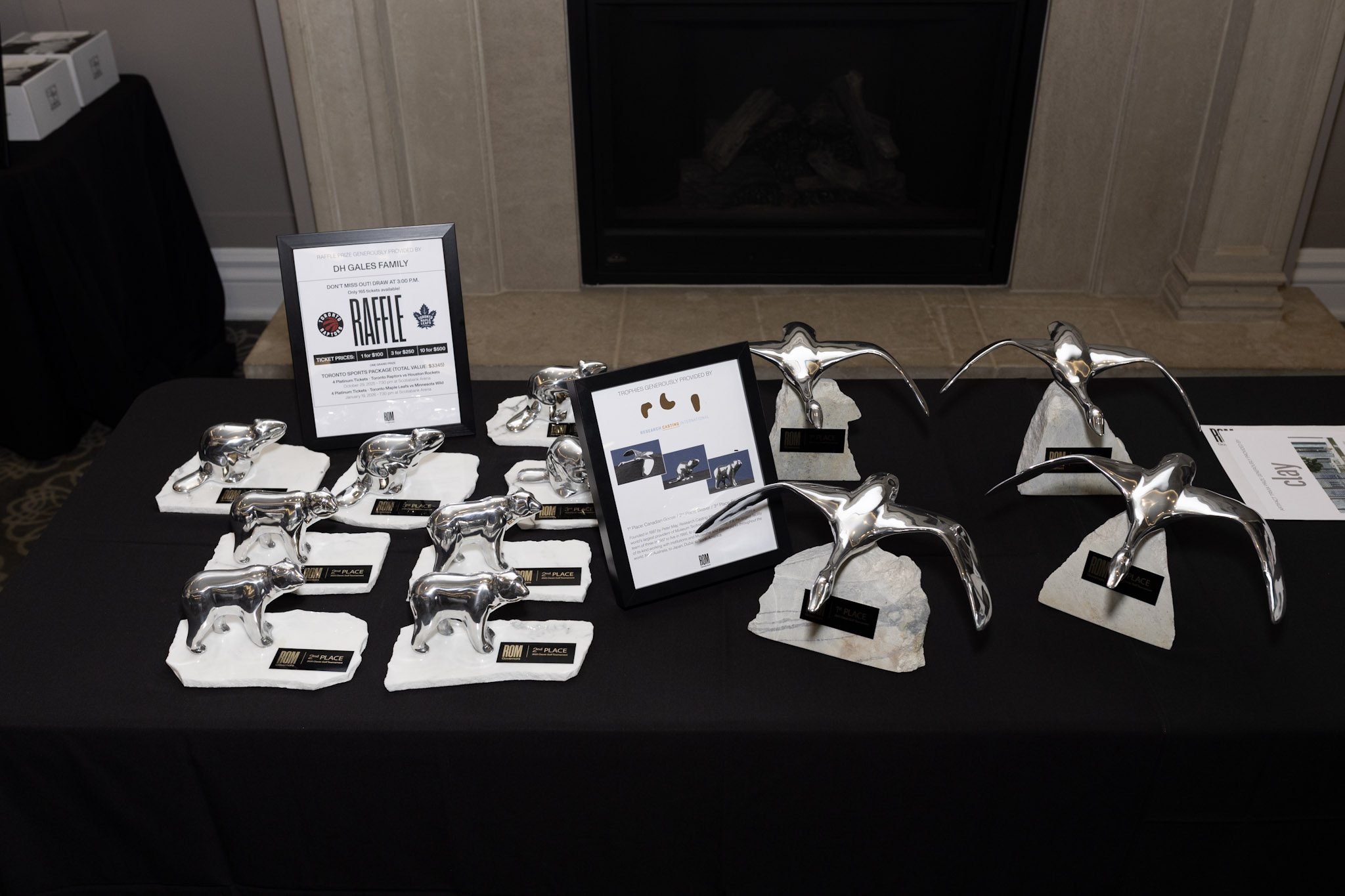 ROM Classic Golf Tournament Trophies