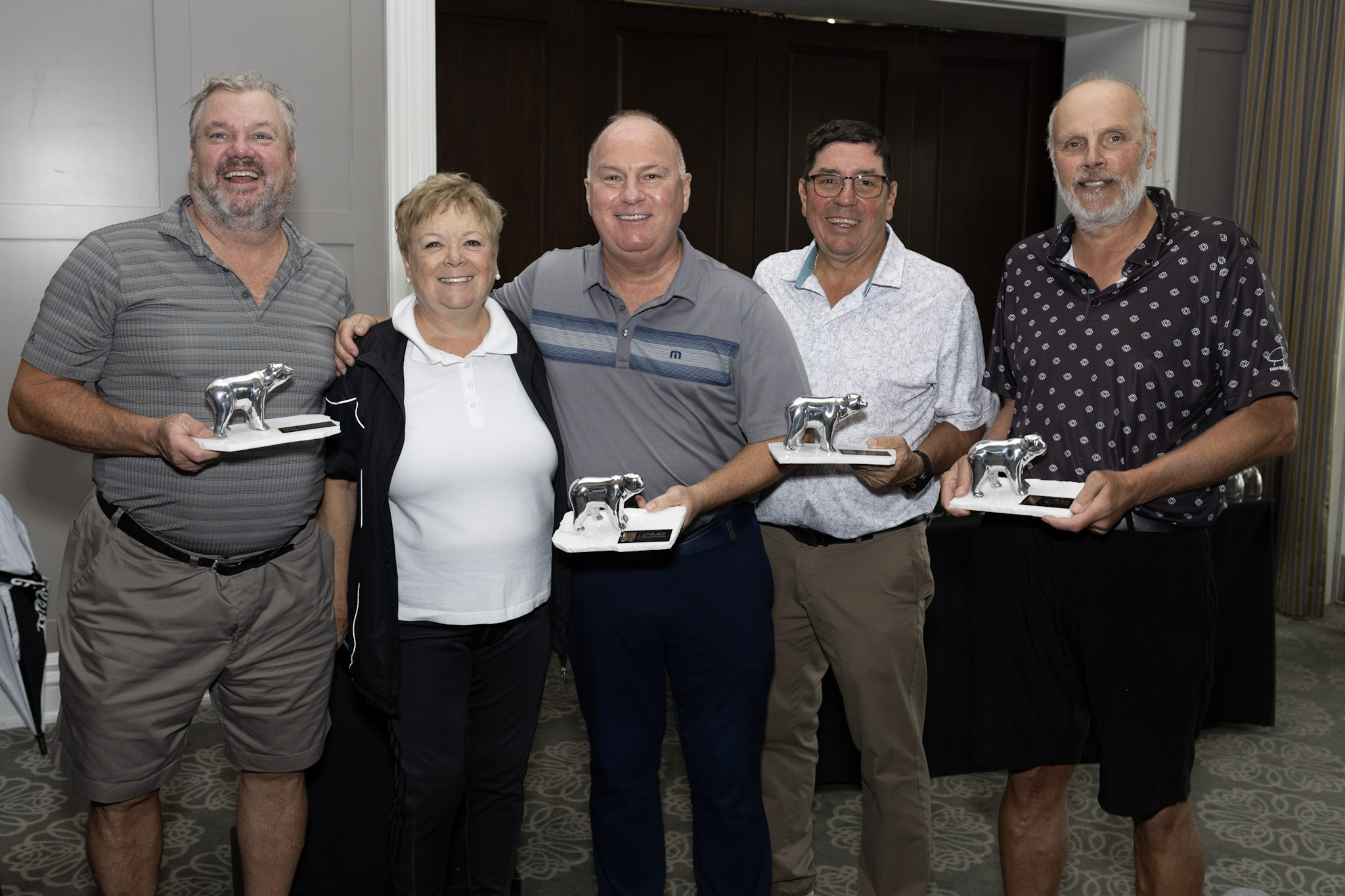 Foursome 2nd place trophy winners