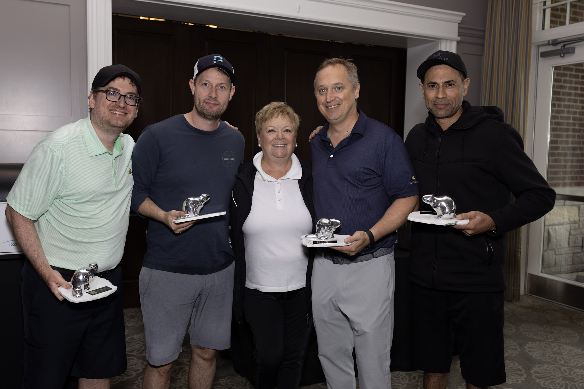 Foursome 3rd place trophy winners