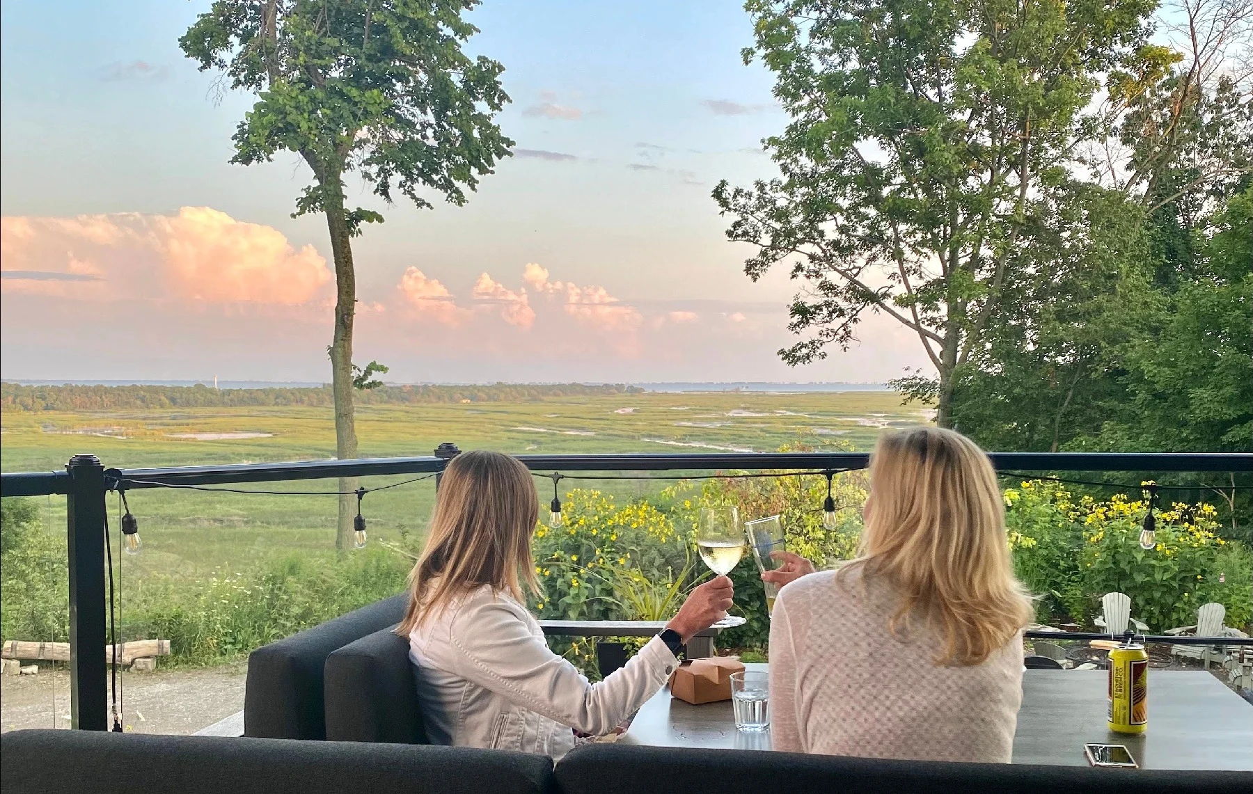 Marshview Patio, © Long Point Edo-Adventures.