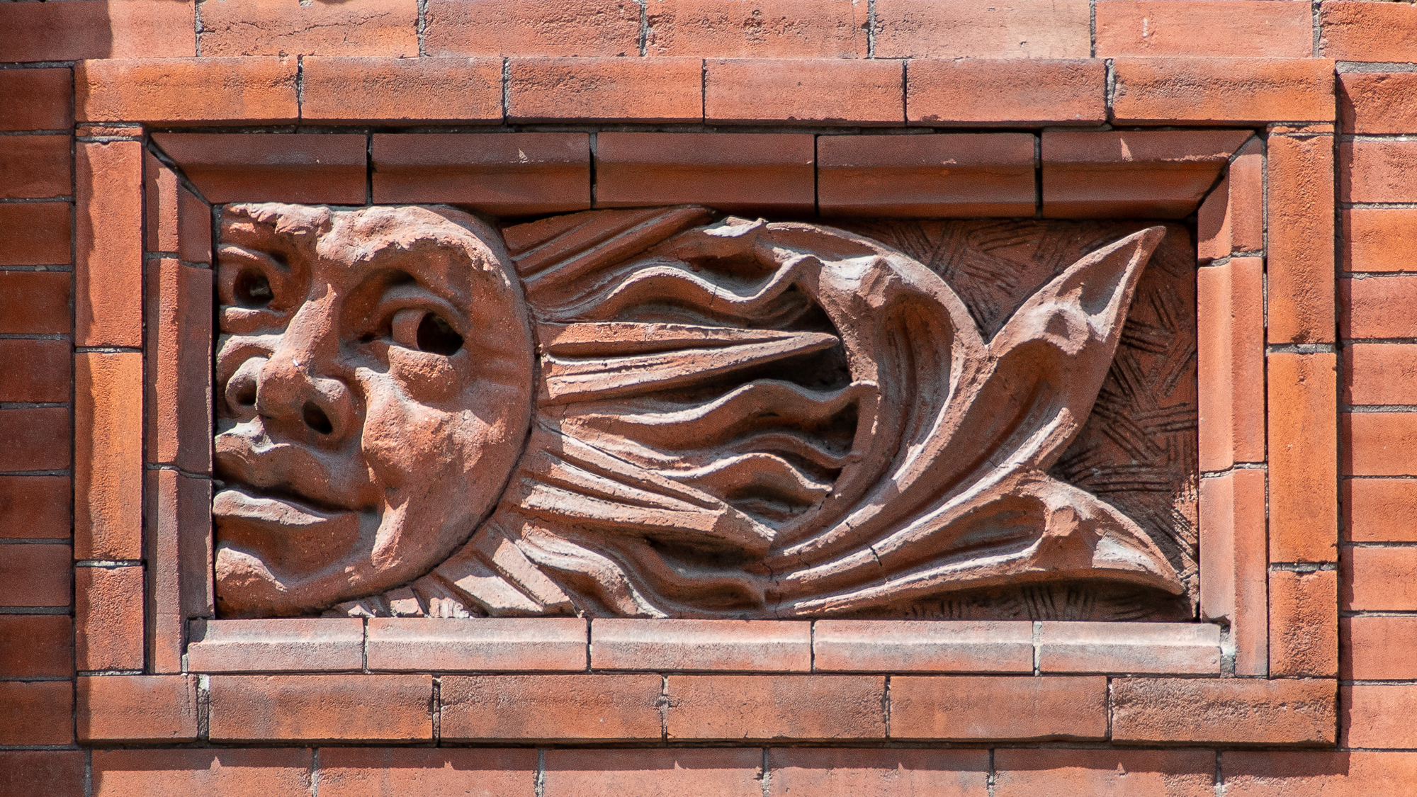 detail of building bas-relief