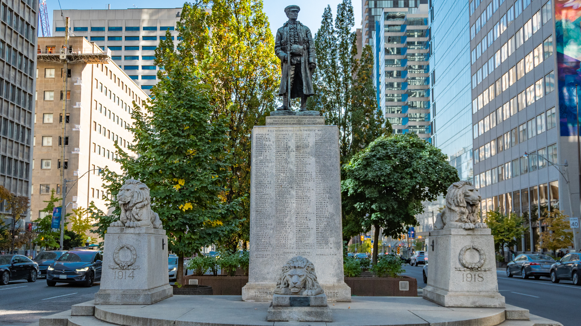 Sons of England Monument, University Avenue, Toronto, Photo credit: Paul Vaculik