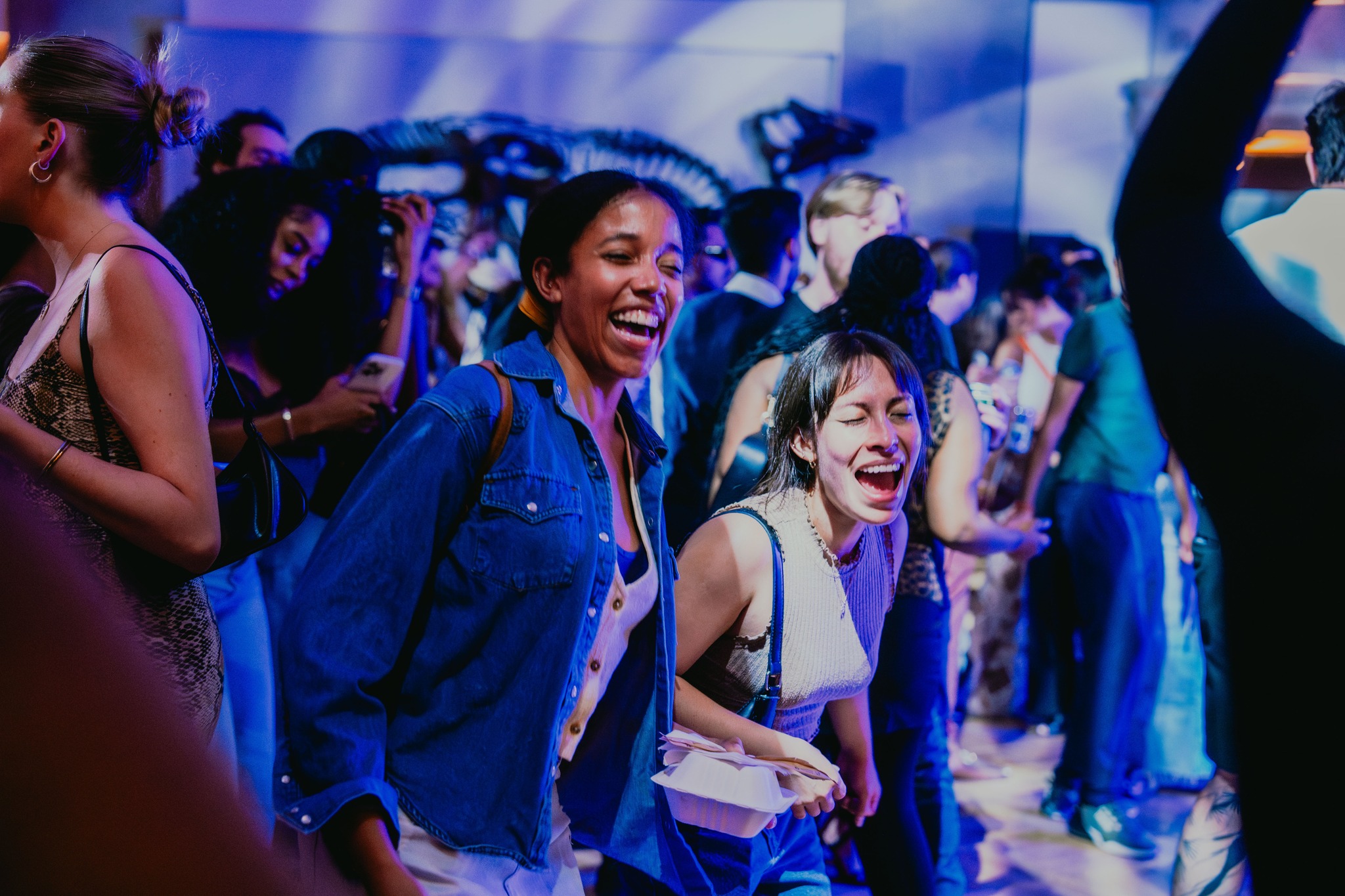 image of two women having fun at Rom after Dark
