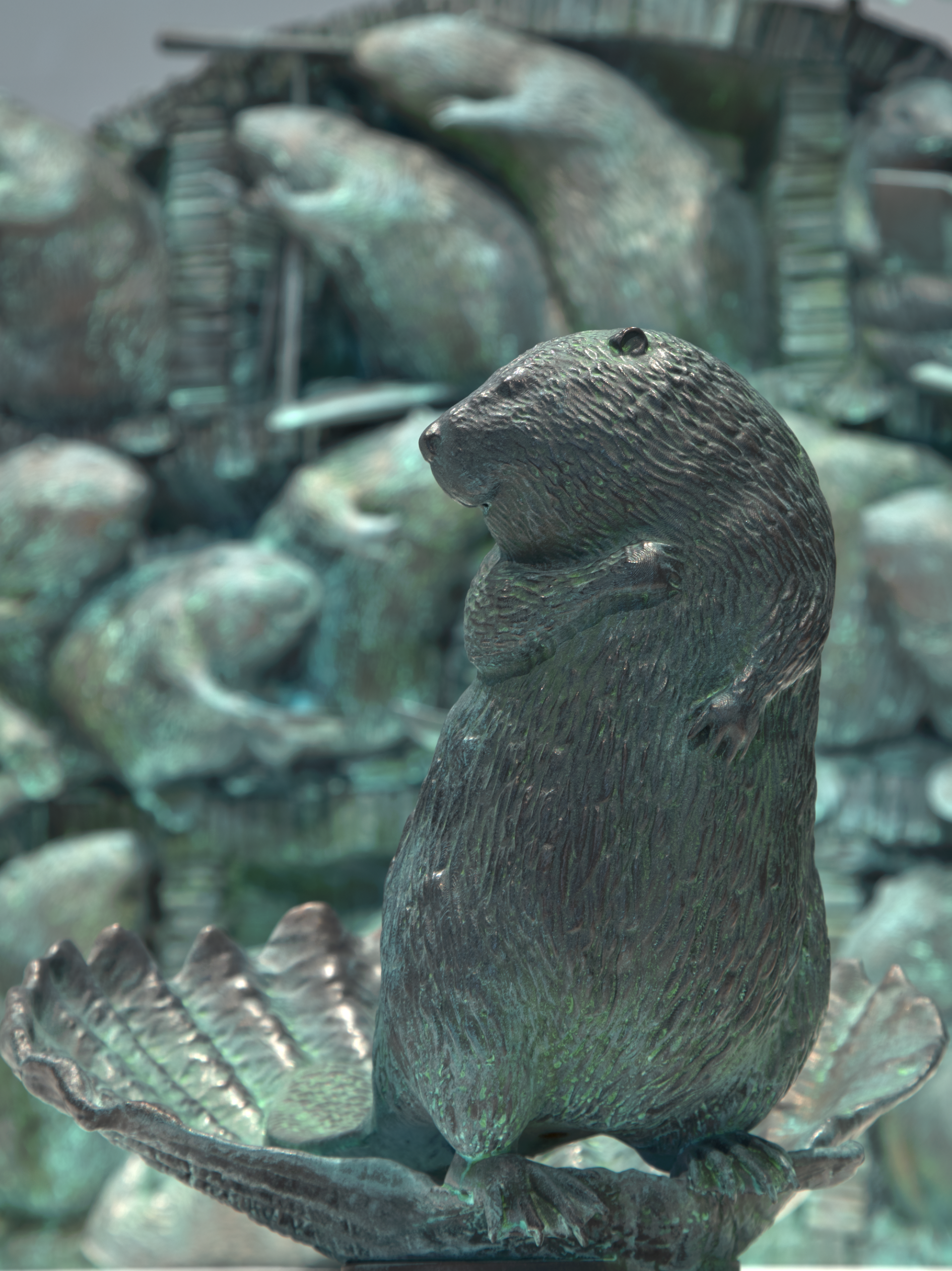Kent Monkman, Maquette "Venus" for The Colony (detail), 2026. Patinated resin. Image courtesy of the artist.