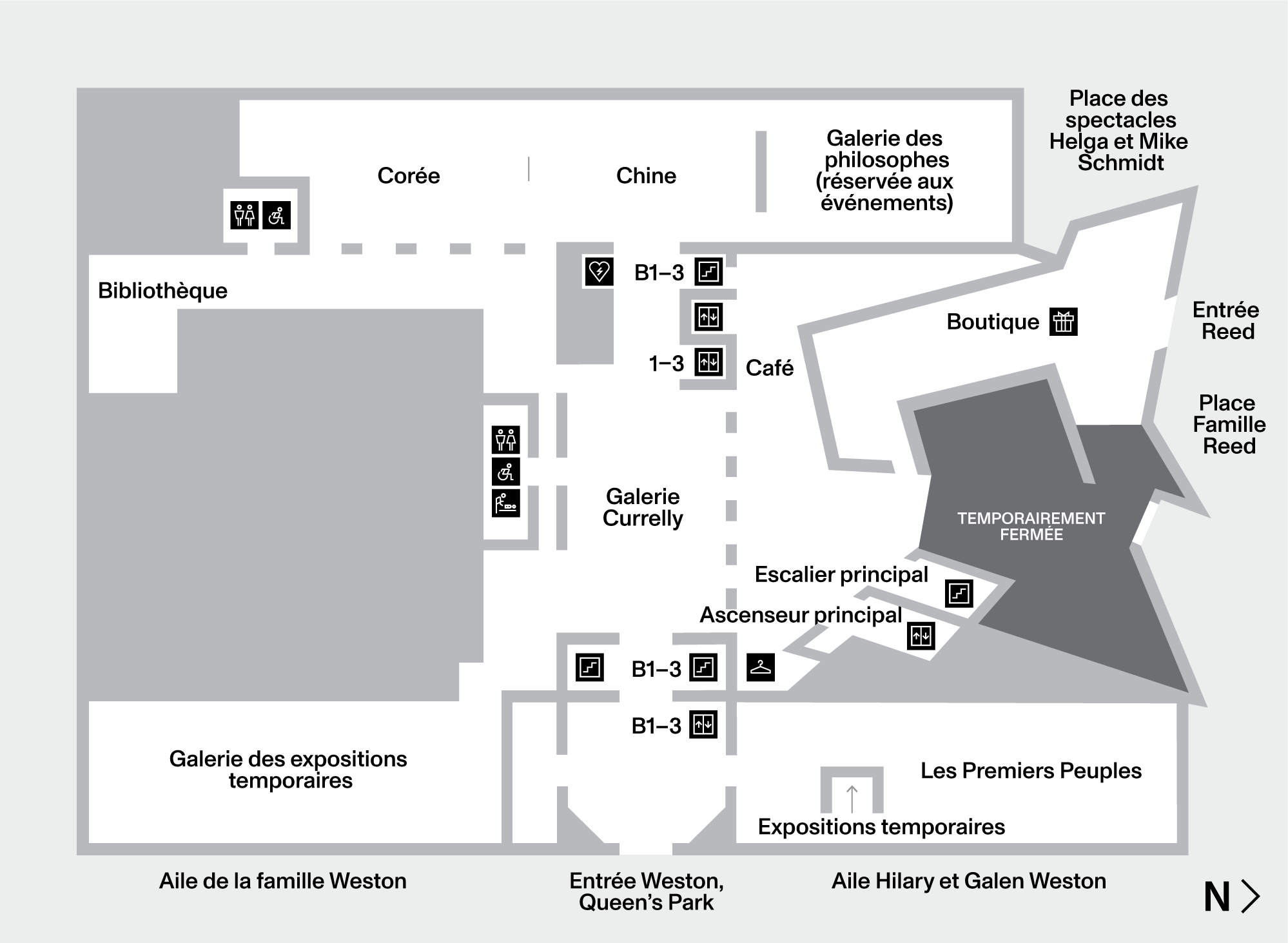 Carte du niveau 1 de la ROM