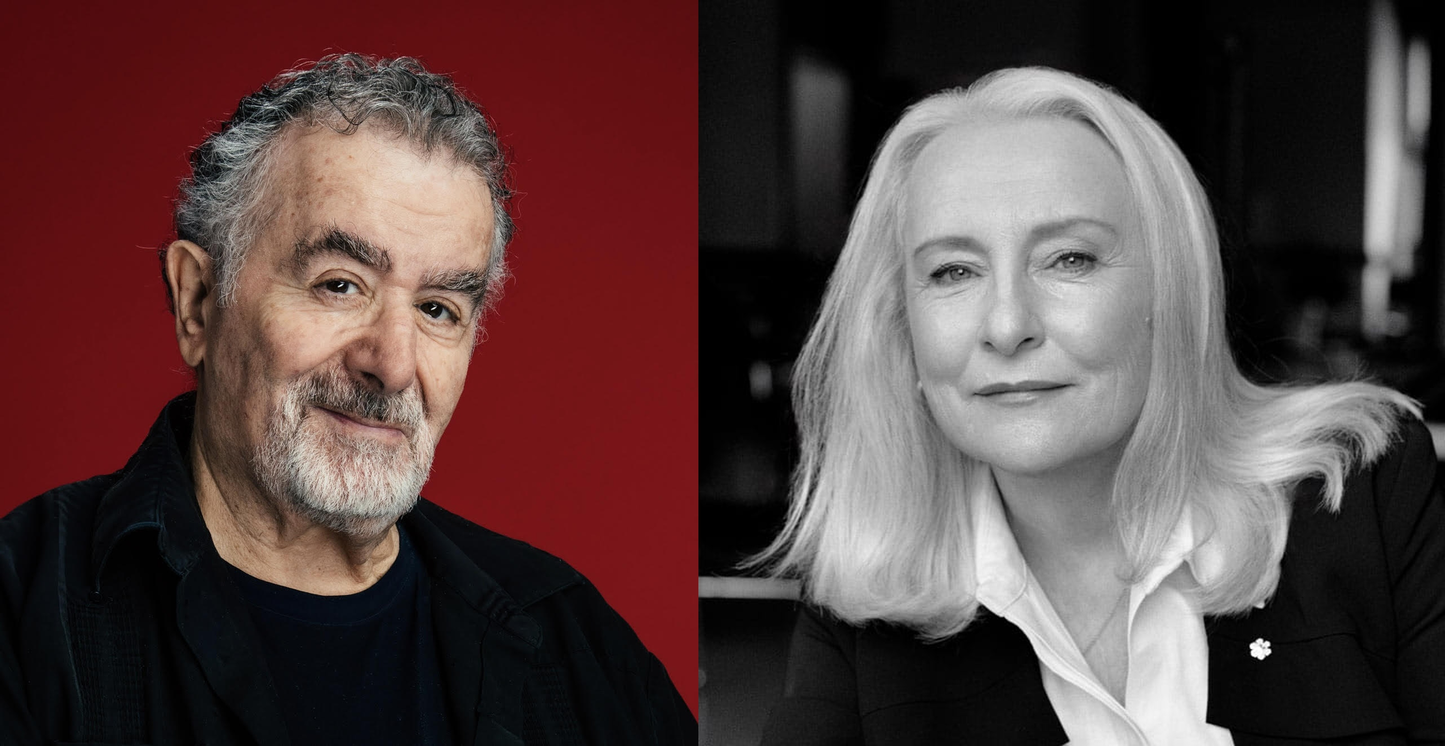 Image side by side of Saul Rubinek and Seana McKenna