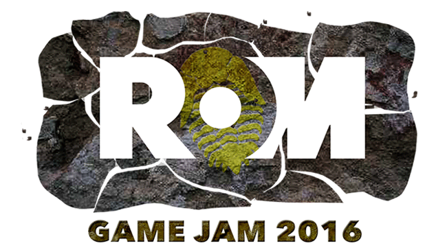 Animated logo for ROM Game Jam
