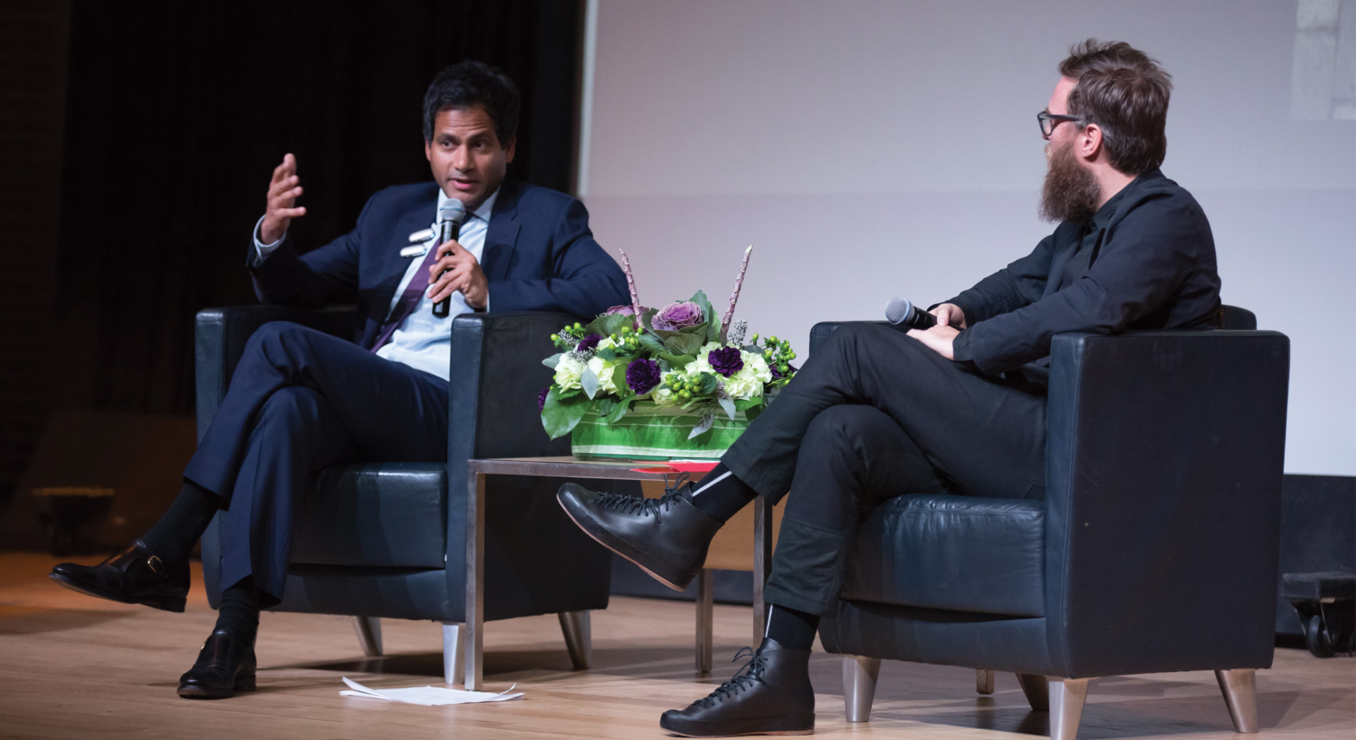 Jameel Jaffer et Charles Stenkievich ©Lisa Milosavijevic