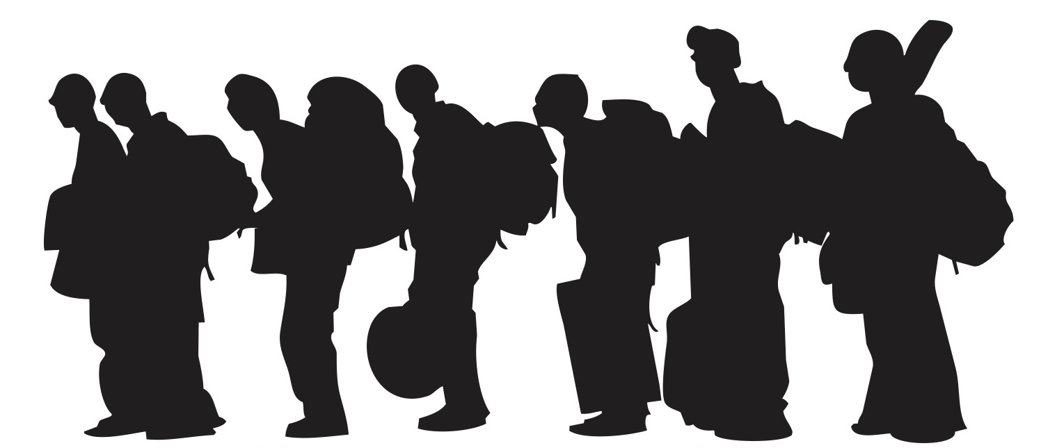 silhouette of figures Maps, Borders and Mobility in Africa
