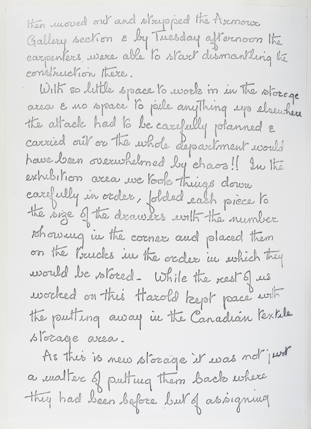 Facsimile of a page from Burnham's journal. See transcript below.