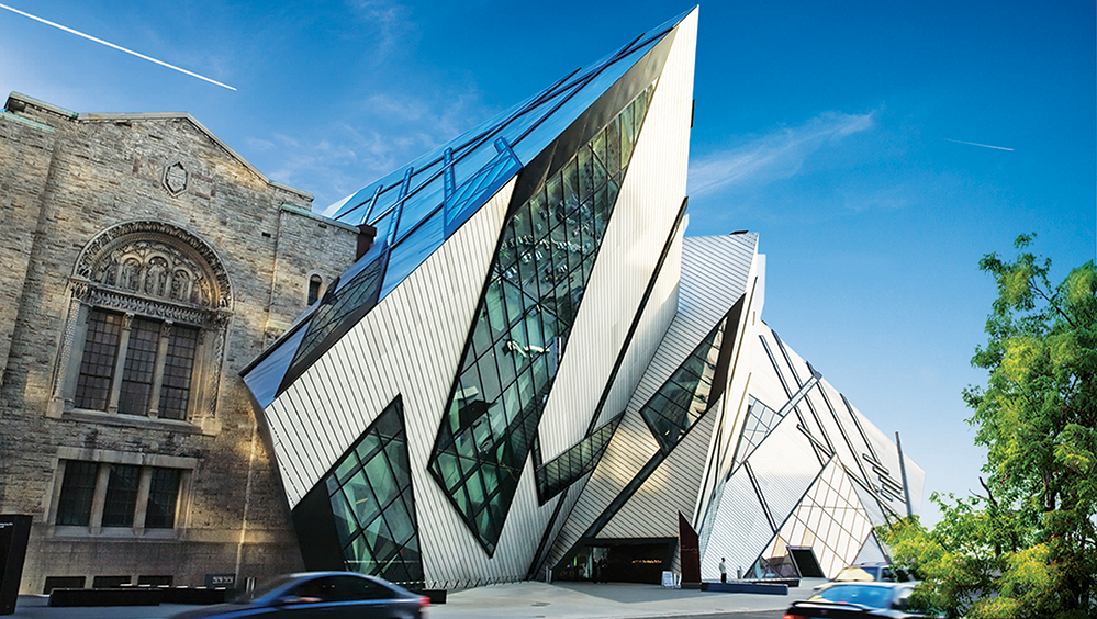 The Michael Lee-Chin Crystal on Bloor Street.