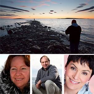 Photo © Ian Mauro De gauche à droite : Sheila Watt-Cloutier, Andrew Weaver et Susan Aglukark