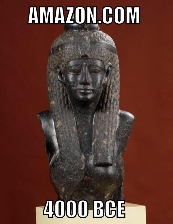 Bust of Cleopatra. Caption: Amazon.com. 4000 BCE. 