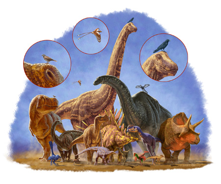 Ilustration of Dinosaurs 