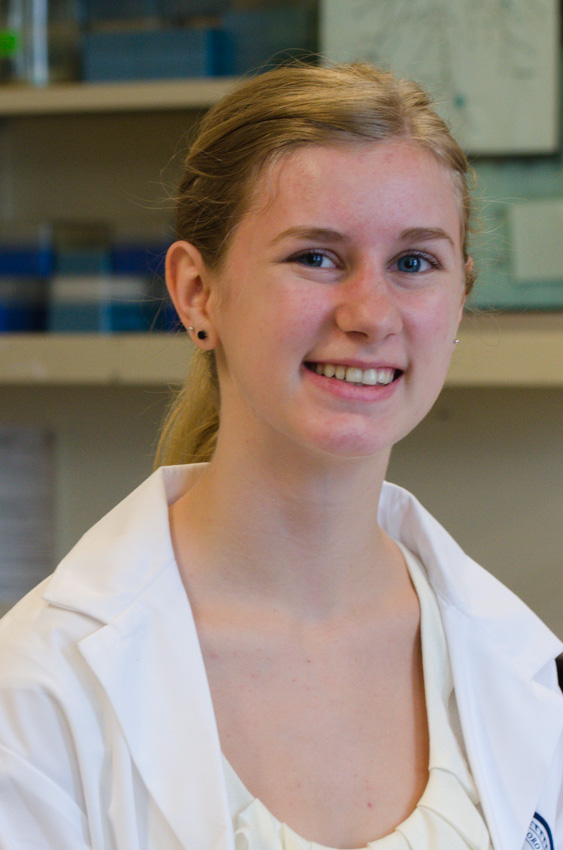 Christine Black, a volunteer in the ROM's DNA lab 