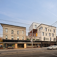 Exterior of The Drake Hotel in downtown Toronto.