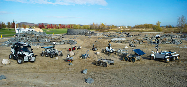 Canadian Space Agency's fleet of rovers.