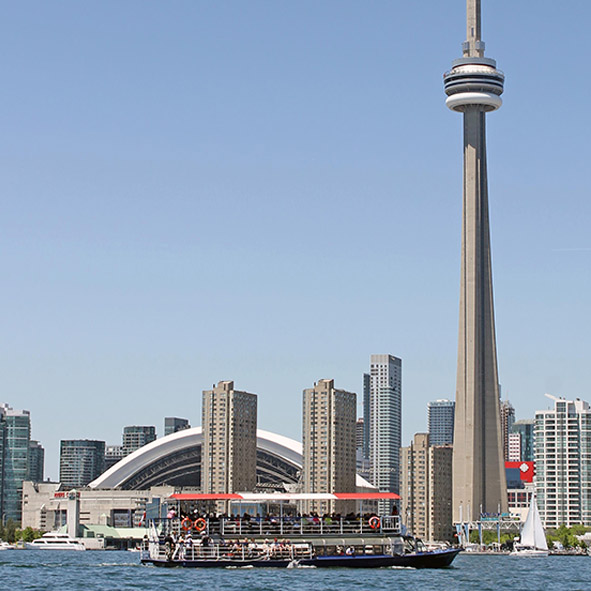 City Sightseeing Toronto harbour cruise.
