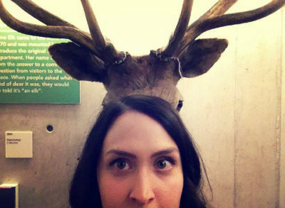 Museum Selfie with Anne Elk. 