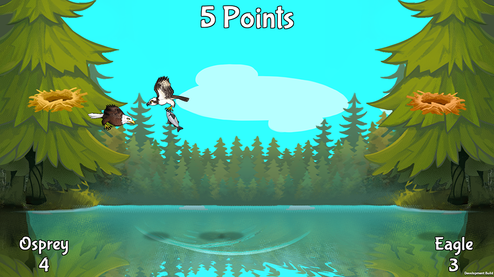 screenshot of the lake level