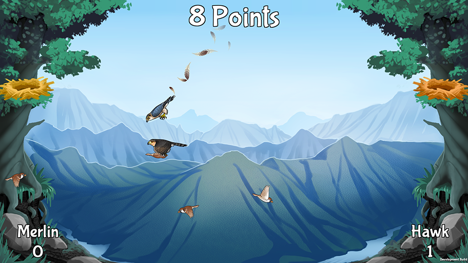 screenshot of the mountain level