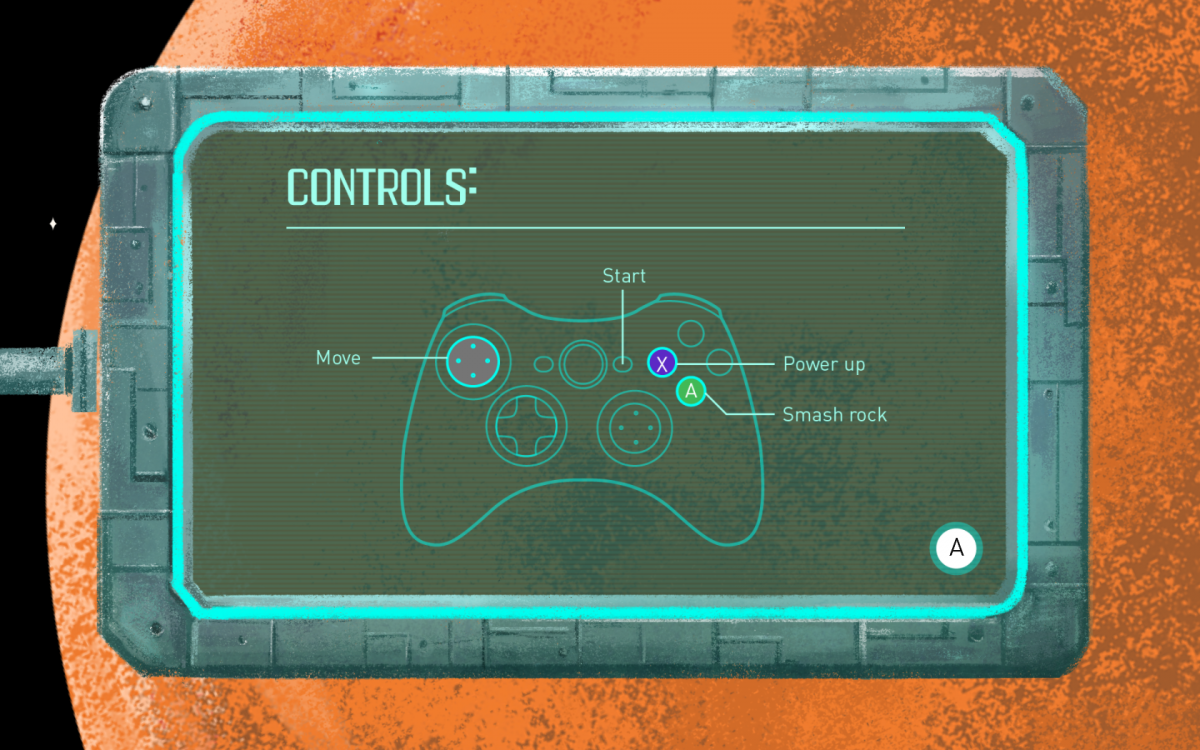 contrôles du jeu rogue rovers
