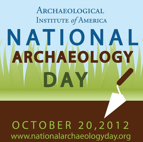 #natlarkyday National Archaeology Day logo