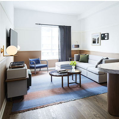 Suite d'une chambre à coucher au Kimpton Saint George