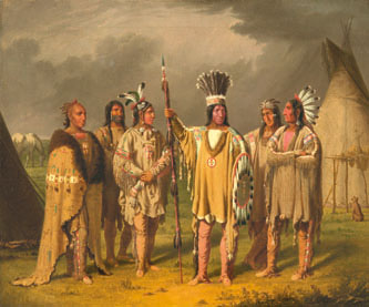 Six Black Feet Chiefs