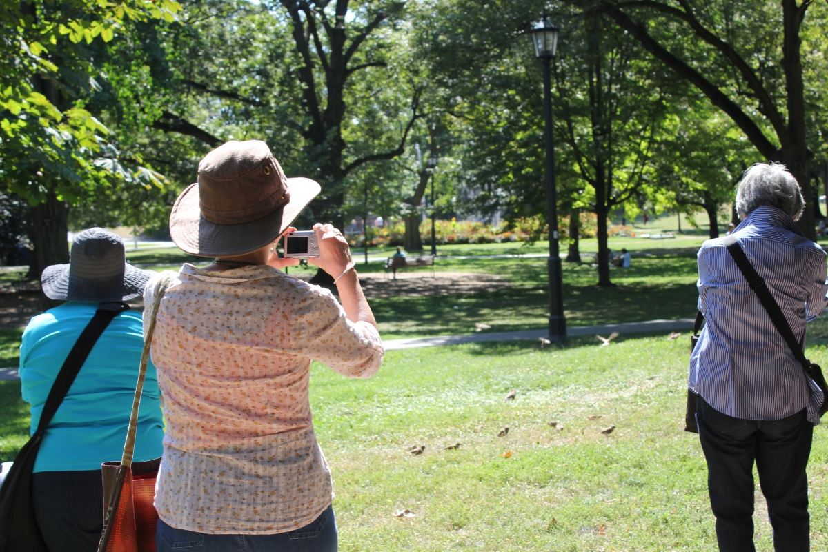 Photographers from the Neighbourhood Nature Watch at the ROM