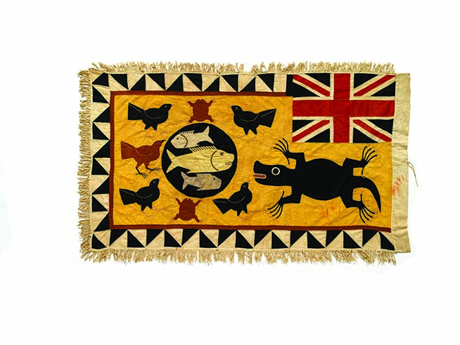 Art, Honour, Ridicule: Asafo Flags of Southern Ghana. Kweku Kakadu, Saltpond Workshop c. 1940. Royal Ontario Museum.