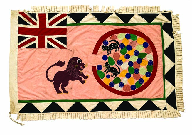 Art, Honour, Ridicule: Asafo Flags of Southern Ghana. Unidentified artist, Saltpond Workshop c. 1980. Royal Ontario Museum.