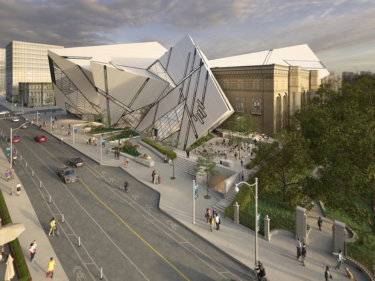 Aerial rendering of the ROM