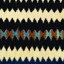 Mexican Textile with diamond pattern. 