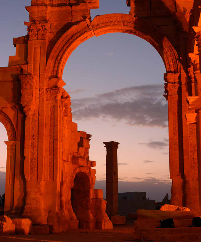 Photo of ruins in Syria