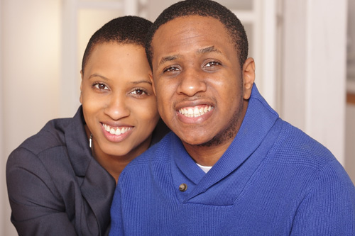 Portrait of Magnusmode founder Nadia Hamilton and her brother Troy.