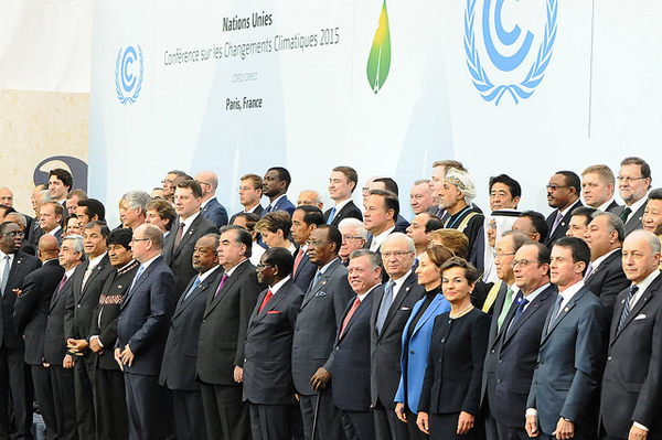 Heads of state from around the world meet for the 2015 UN Climate Change Conference in Paris. Photo by UN Climate Change