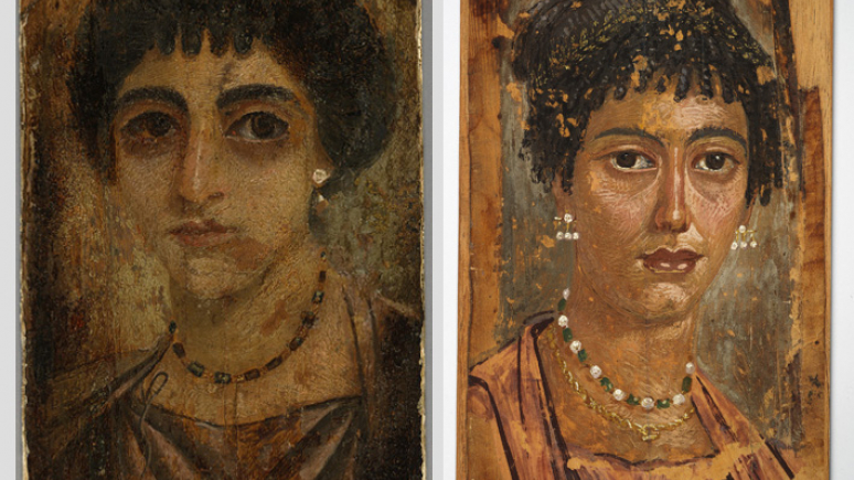 Romano-Egyptian Fayum mummy portraits, which originally covered the face of mummies, hold great significance as they represent some of the earliest known and finest painted portraits in the history of art.