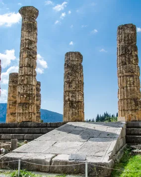 Greece Delphi Temple of Apollo