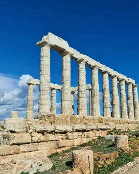 Temple of Poseidon, Sounion, Greece © Greece Newstart, 2023.