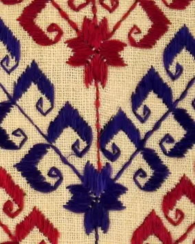 Phulkari embroidery sample
